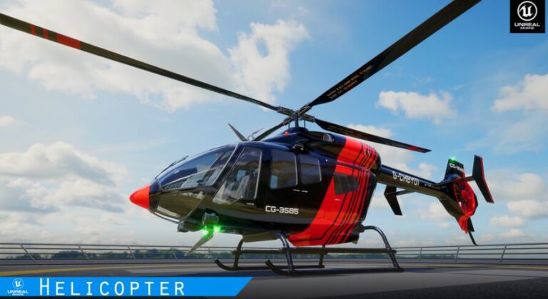 Photorealistic Helicopter download