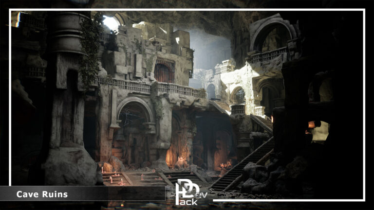 Cave Ruins / 47 Assets download