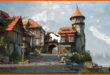 Medieval Lake Town Environment download