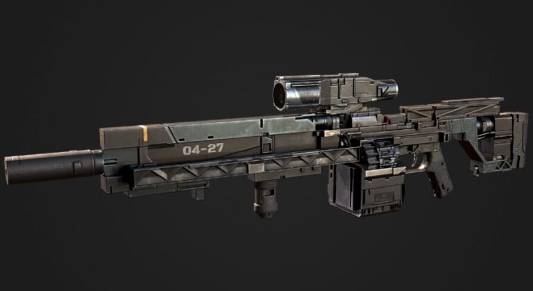 Modular Sci-fi gun download