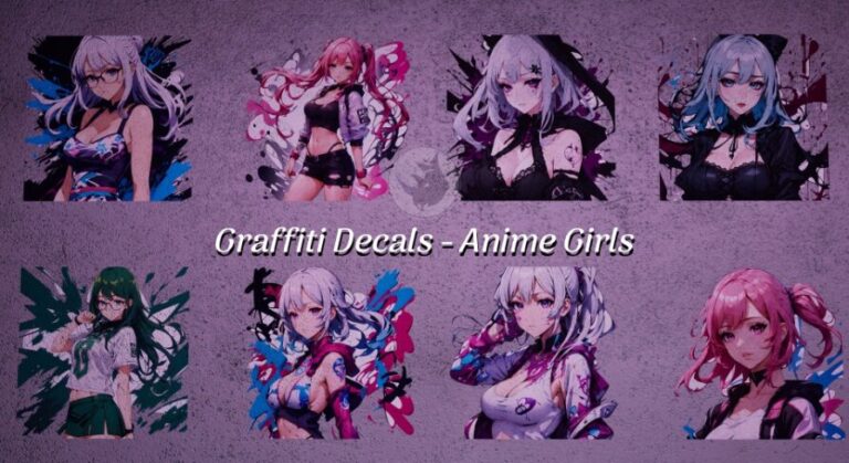 Graffiti Decals – Anime Girls download