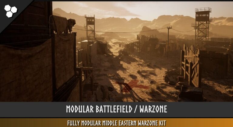 Modular Battlefield / Warzone (Battlefield, Warzone, Desert, Desert Town) download