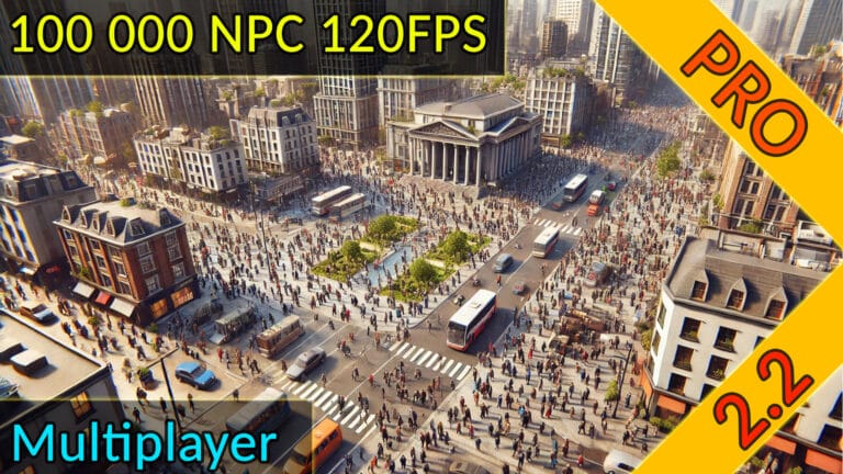 World Director NPC PRO – Massive NPC Simulation with Multiplayer & Optimization download