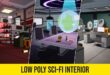 Low Poly Sci-Fi Cyberpunk Interior download