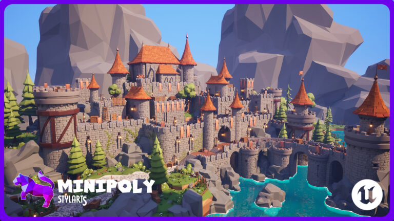 Minipoly Series – Mythic Castle ( Stylized Lowpoly Environment ) download