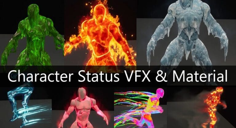 Character VFX Material ( Support Overlay Material ) download