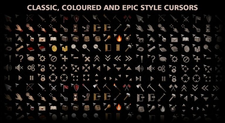 Stylized RPG Cursors download