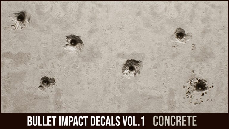 Bullet Impact Decals Vol. 1 – Concrete download
