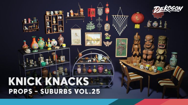 Suburbs VOL.25 – Knick Knacks (Nanite and Low Poly) download