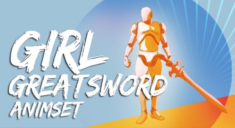 Girl GreatSword AnimSet download