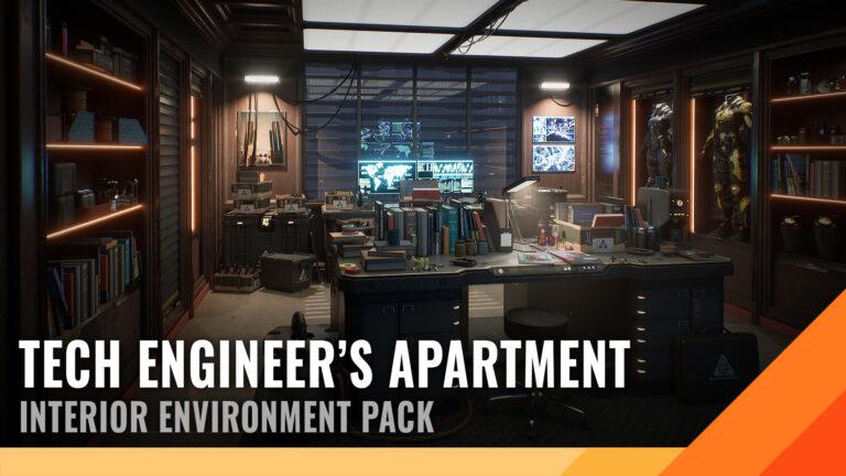 Cyberpunk Tech Engineer’s Apartment download