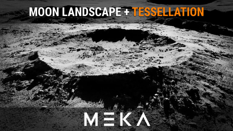 DISPLACED MOON LANDSCAPE download