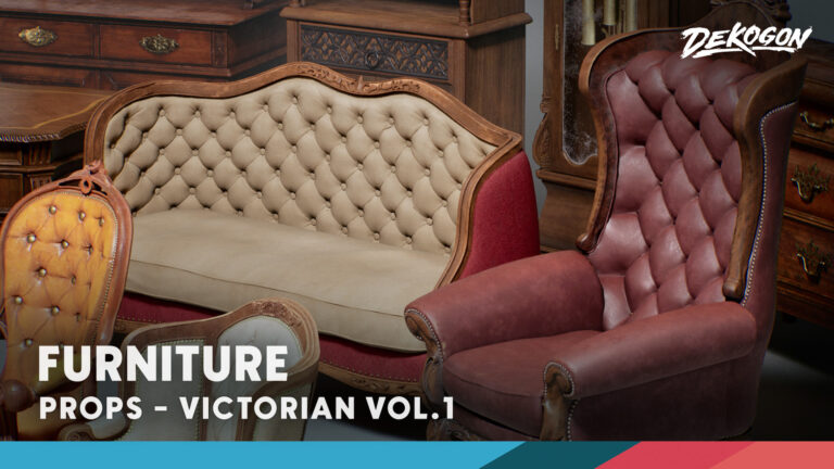 Victorian VOL.1 – Furniture (Nanite and Low Poly) download