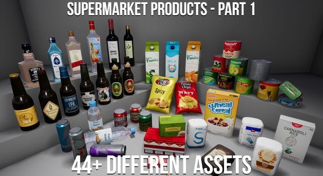 Supermarket Product – Food and Drinks – Part 1 download