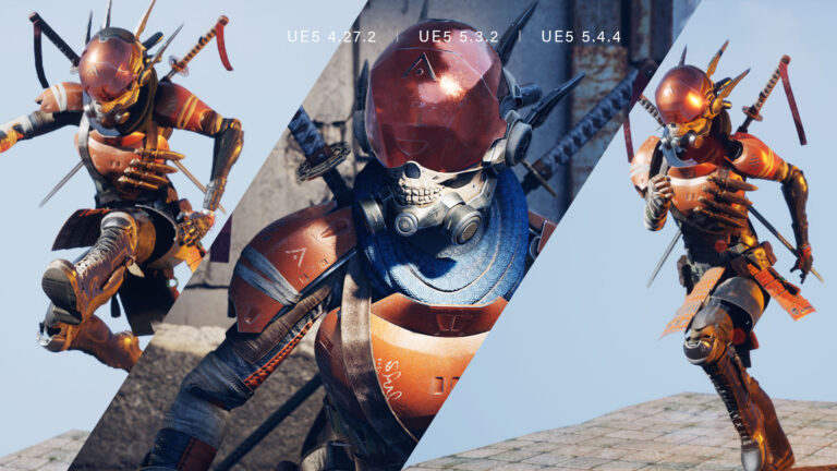 Sci-fi Samurai Ninja 3D CG Model Rigged Character download
