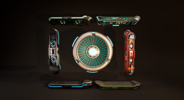 SciFi Hover Controller Mega Pack download