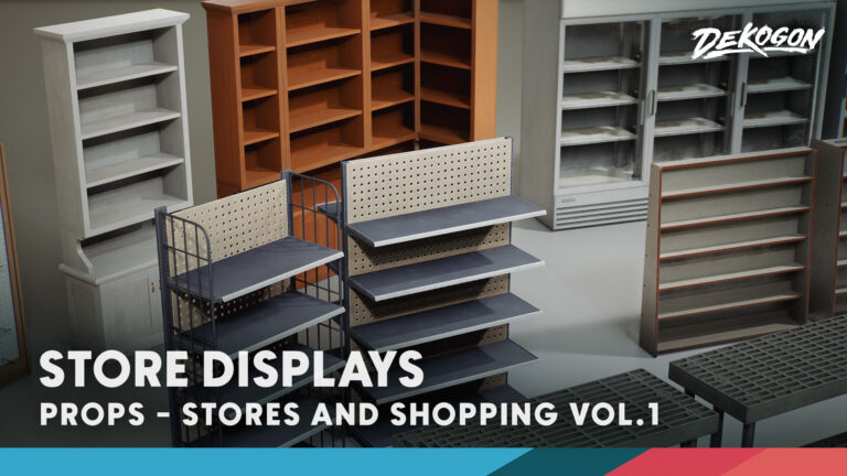 Stores VOL.1 – Shop and Grocery Displays (Nanite & Low Poly) download