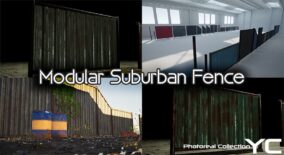 Modular Suburban Metal Fence download