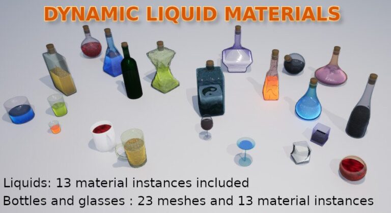 LIQUID MATERIALS : VFX Pack download