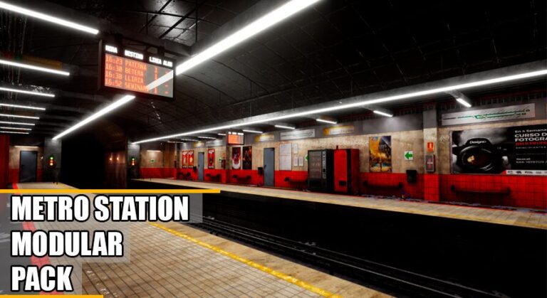Metro Station Modular Pack download