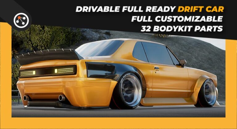 Drift Car Mamba – Drivable and customizable download