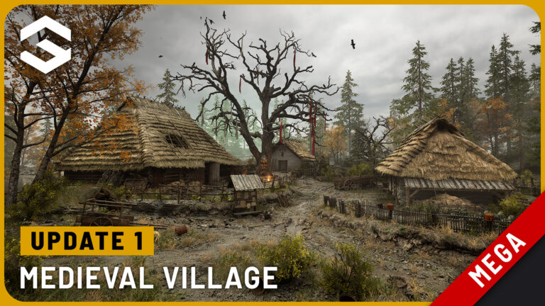 Medieval Village – Slavic Huts environment download