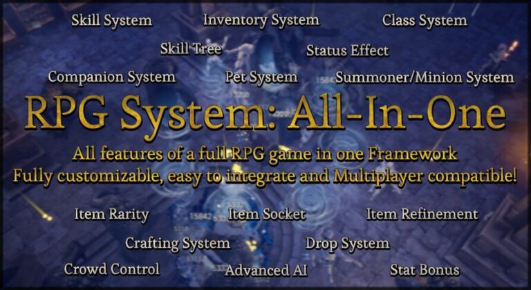 RPG System – All-In-One (Top-Down & Third-Person) download