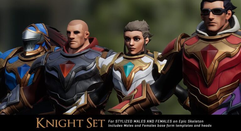 Fantasy Knight characters download