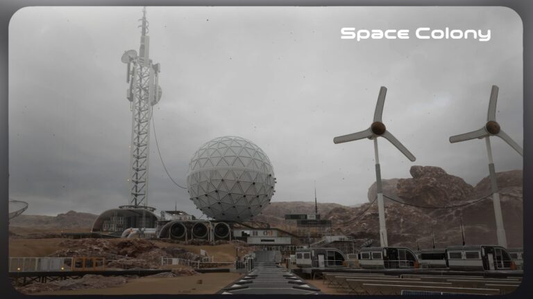 Space Colony & Sci-Fi City download