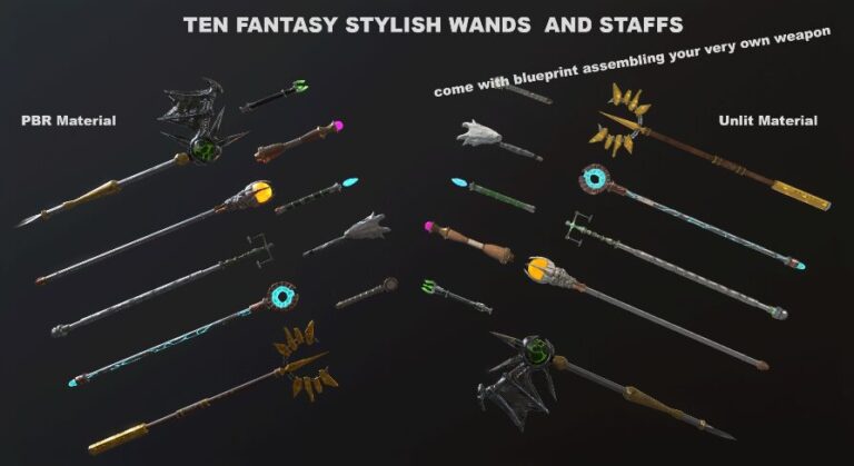 Ten Stylish Staffs and Wands download