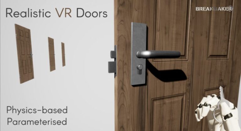 Realistic VR Doors: Physics-based & Parameterised download