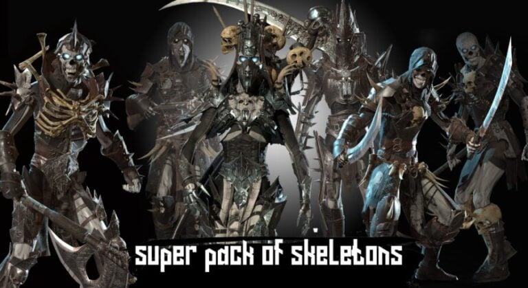 Super pack of skeletons download