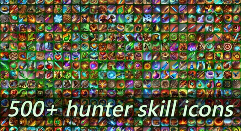 500+ hunter skill icons download