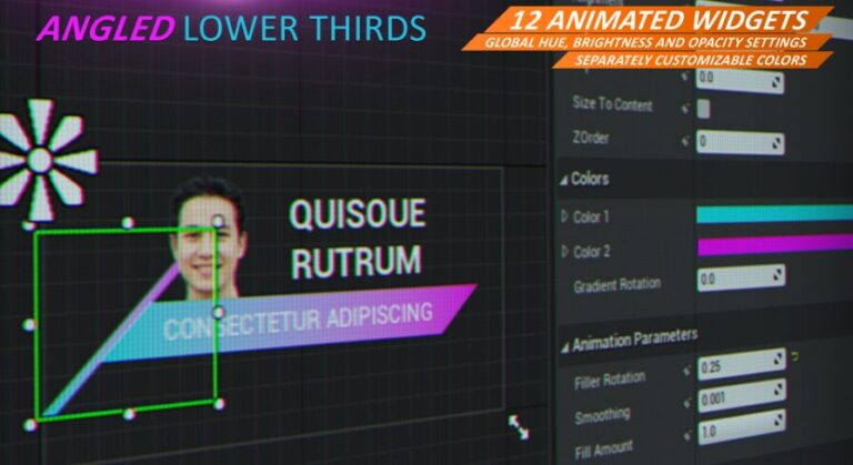 Angled Lower Thirds download