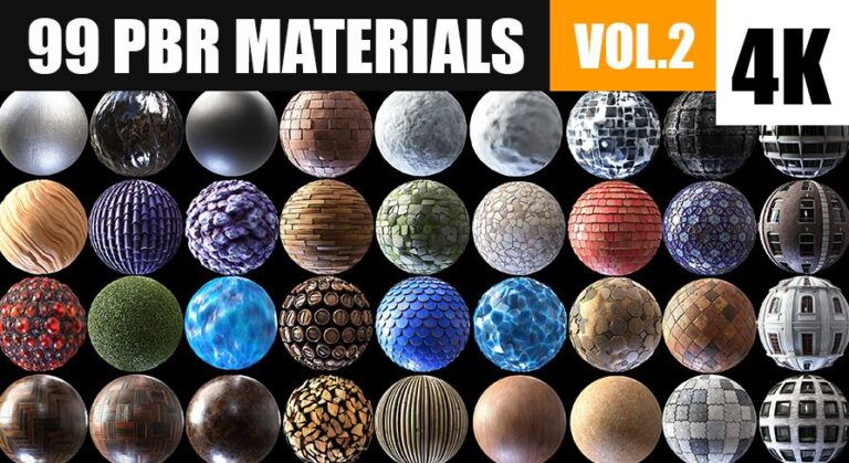 99 PBR Materials Vol.02 download