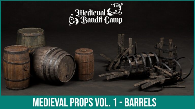 Medieval Props Vol. 1 – Barrels download