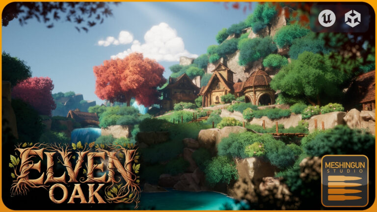 Elven Oak Village [Elvish/Stylized] download