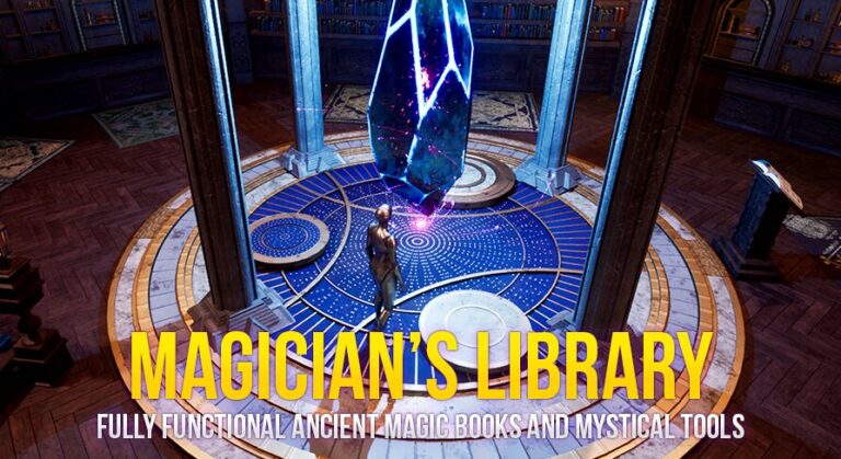 Magician’s Library Environment and VFX Pack download
