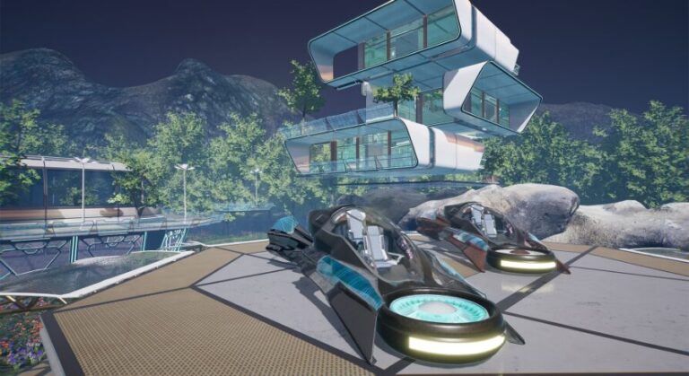 Modular Sci-Fi village download