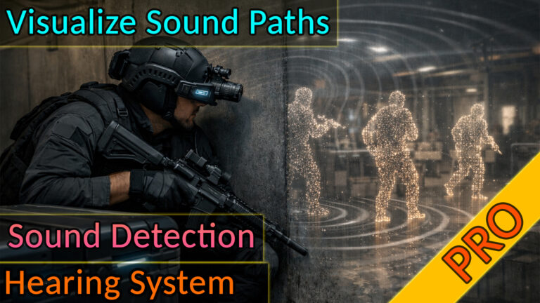 Sound Sense PRO – Stealth AI: Sound Propagation, Player & NPC Hearing Simulation download