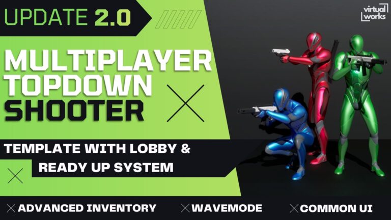 Multiplayer Top Down Shooter Template download