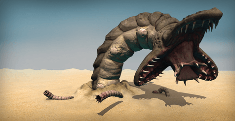 Heroic Fantasy Bosses: Giant Worm download