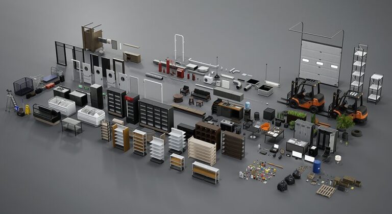 Grocery store props collection download