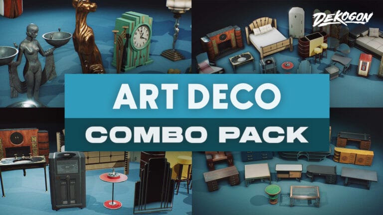 Art Deco – COMBO Prop Pack (VOL 1-4) download