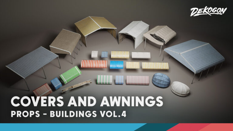 Buildings VOL.4 – Covers and Awnings (Nanite and Low Poly) download
