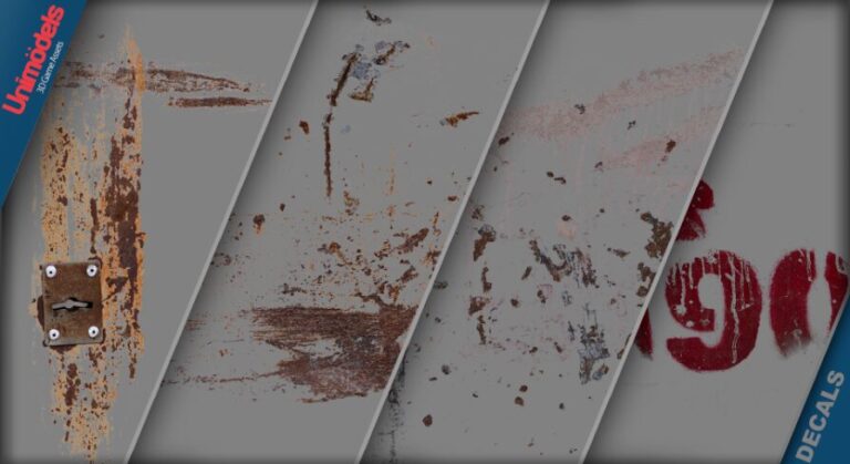 Industrial Rust & Corrosion Vol. 6 – 55 Photoscanned Decals download