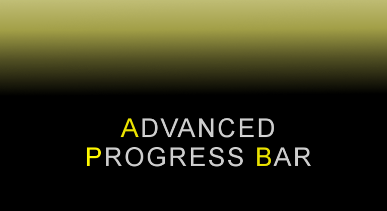 Advanced Progress Bar download
