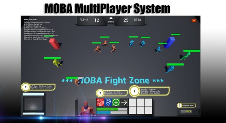 MOBA Fight MultiPlayer Project download