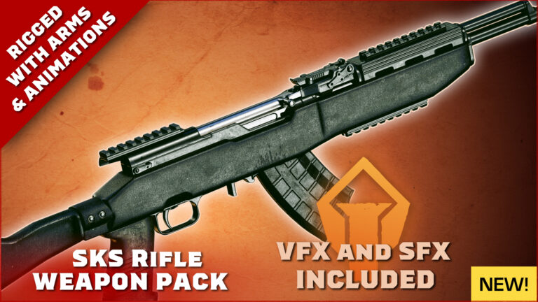 Animated SKS Rifle FPS Gun Pack download