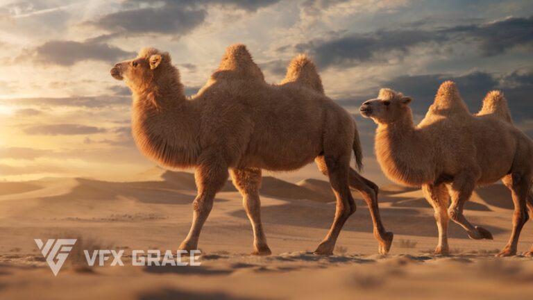 Bactrian Camel Animated | VFX Grace download